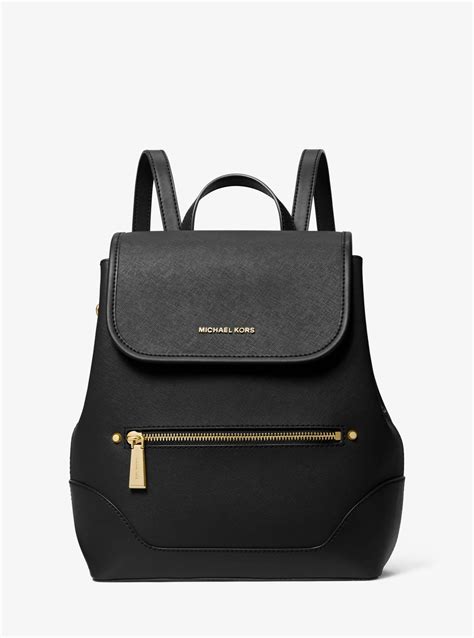 michael kors saffiano leather backpack women|Michael Kors saffiano jet set.